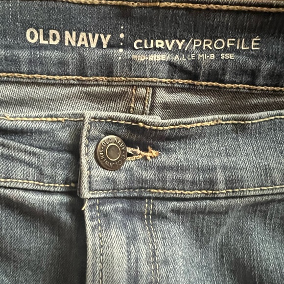Jeans old navy curvy/profile mid-rise light blue size 16 reg - Picture 3 of 3